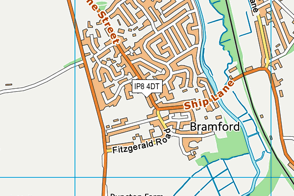 Map of THE BRAMFORD COCK LIMITED at district scale