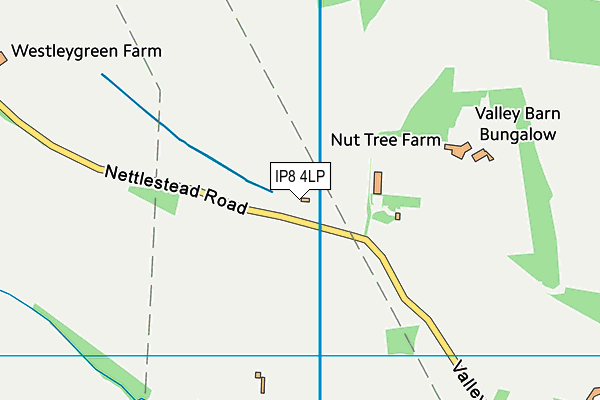 IP8 4LP map - OS VectorMap District (Ordnance Survey)