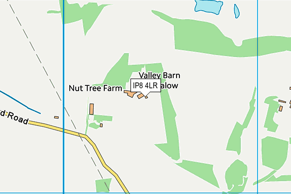 IP8 4LR map - OS VectorMap District (Ordnance Survey)