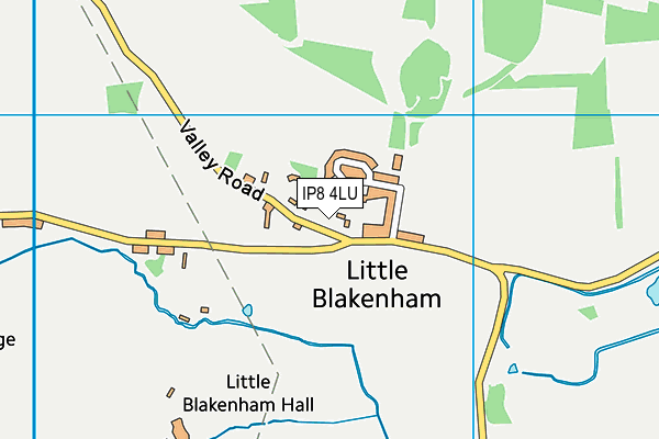 IP8 4LU map - OS VectorMap District (Ordnance Survey)