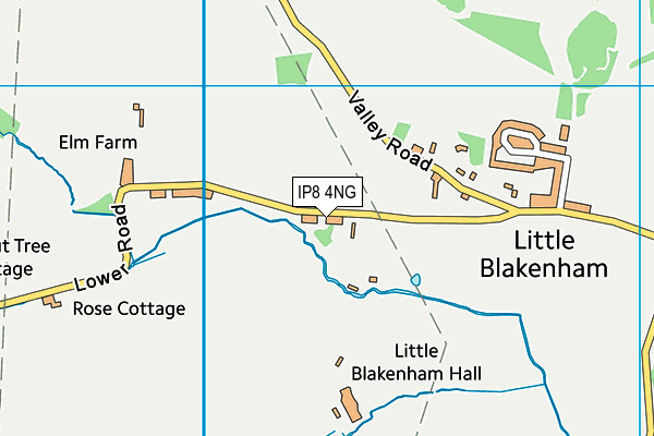 IP8 4NG map - OS VectorMap District (Ordnance Survey)