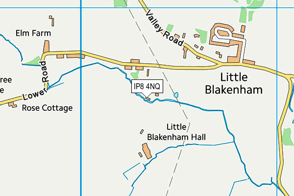 IP8 4NQ map - OS VectorMap District (Ordnance Survey)