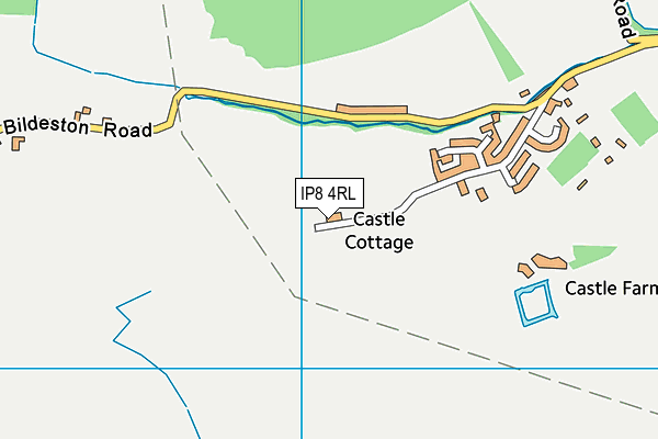 IP8 4RL map - OS VectorMap District (Ordnance Survey)