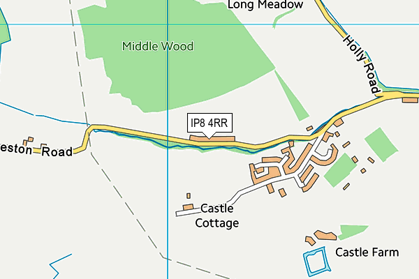 IP8 4RR map - OS VectorMap District (Ordnance Survey)