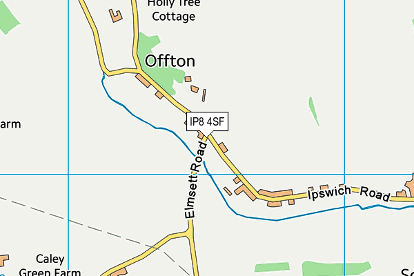 IP8 4SF map - OS VectorMap District (Ordnance Survey)