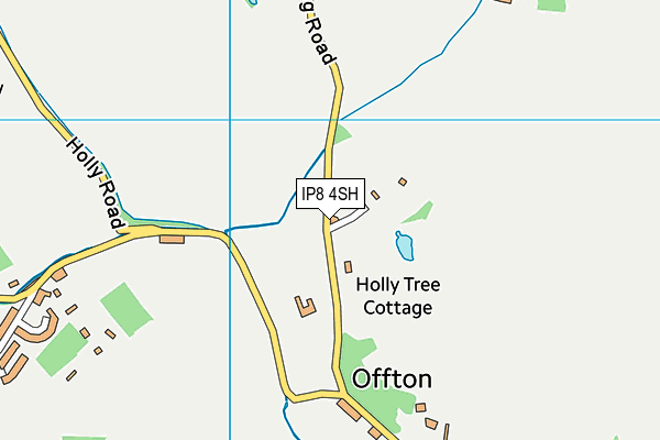 IP8 4SH map - OS VectorMap District (Ordnance Survey)