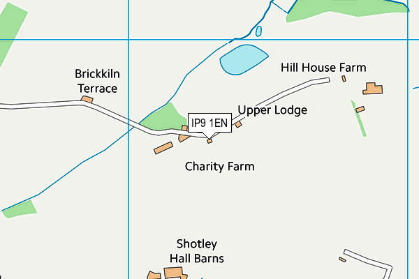 IP9 1EN map - OS VectorMap District (Ordnance Survey)