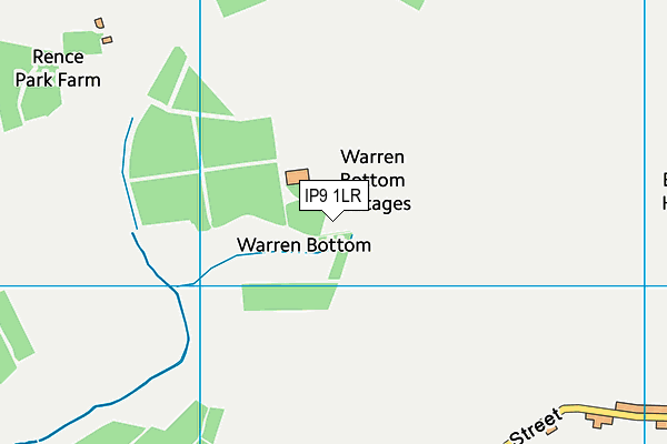 IP9 1LR map - OS VectorMap District (Ordnance Survey)