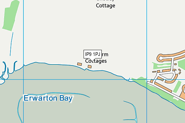 IP9 1PJ map - OS VectorMap District (Ordnance Survey)