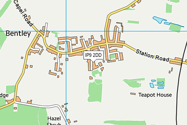 IP9 2DD map - OS VectorMap District (Ordnance Survey)