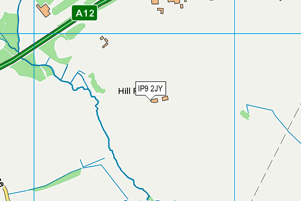IP9 2JY map - OS VectorMap District (Ordnance Survey)