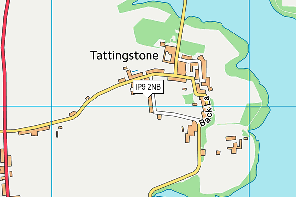 IP9 2NB map - OS VectorMap District (Ordnance Survey)