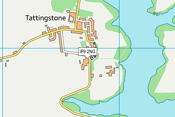 IP9 2NG map - OS VectorMap District (Ordnance Survey)