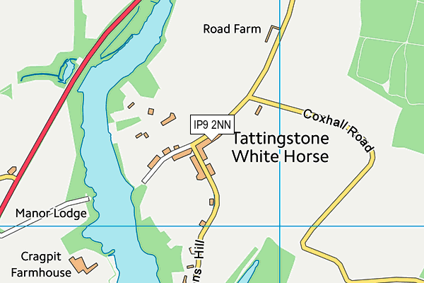 IP9 2NN map - OS VectorMap District (Ordnance Survey)