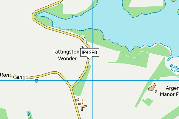 IP9 2PB map - OS VectorMap District (Ordnance Survey)