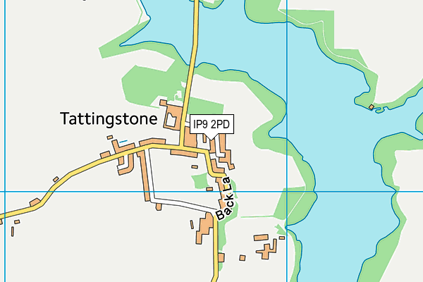 IP9 2PD map - OS VectorMap District (Ordnance Survey)