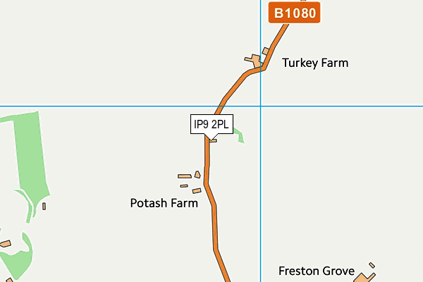 IP9 2PL map - OS VectorMap District (Ordnance Survey)