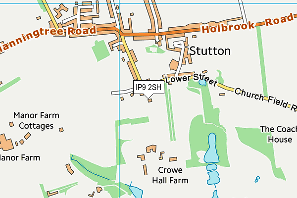 IP9 2SH map - OS VectorMap District (Ordnance Survey)