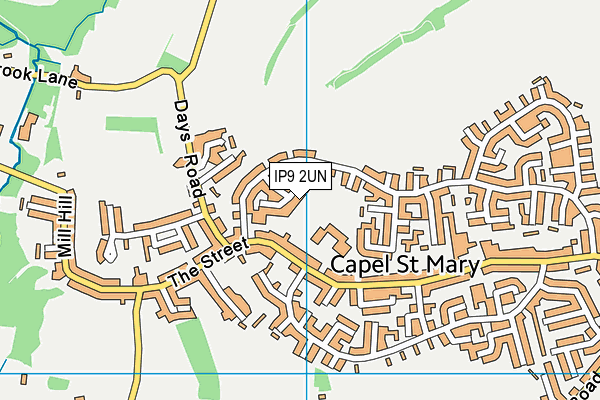 IP9 2UN map - OS VectorMap District (Ordnance Survey)