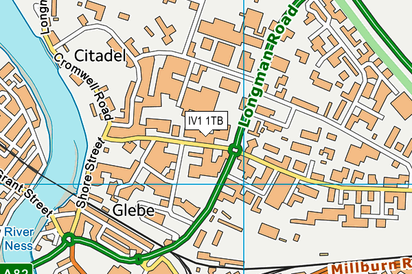 IV1 1TB map - OS VectorMap District (Ordnance Survey)