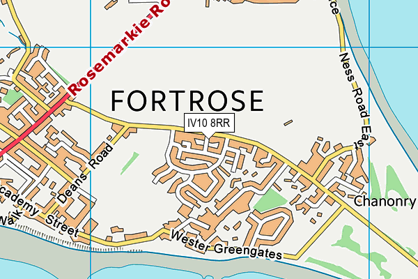 IV10 8RR map - OS VectorMap District (Ordnance Survey)