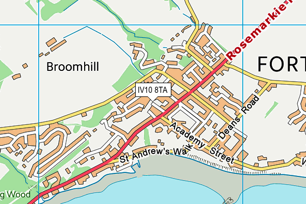 IV10 8TA map - OS VectorMap District (Ordnance Survey)