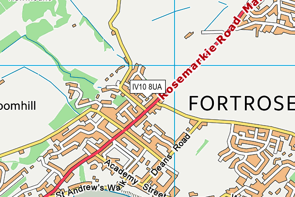 IV10 8UA map - OS VectorMap District (Ordnance Survey)