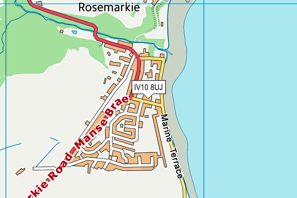 IV10 8UJ map - OS VectorMap District (Ordnance Survey)