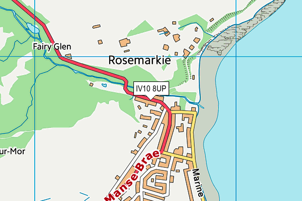 IV10 8UP map - OS VectorMap District (Ordnance Survey)