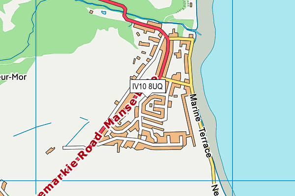 IV10 8UQ map - OS VectorMap District (Ordnance Survey)