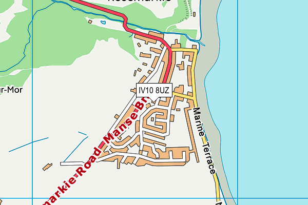 IV10 8UZ map - OS VectorMap District (Ordnance Survey)