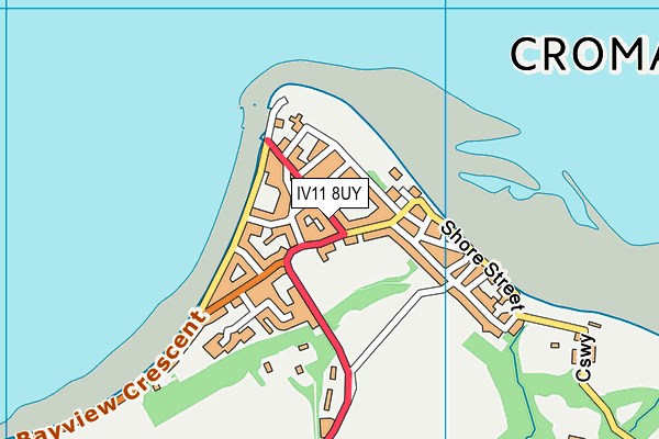 IV11 8UY map - OS VectorMap District (Ordnance Survey)
