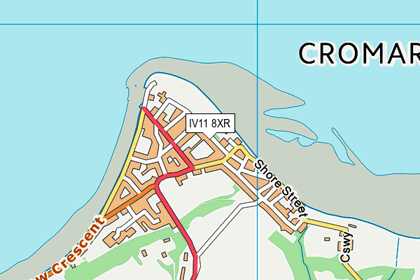 IV11 8XR map - OS VectorMap District (Ordnance Survey)