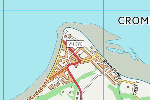 IV11 8YG map - OS VectorMap District (Ordnance Survey)