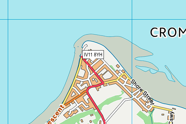 IV11 8YH map - OS VectorMap District (Ordnance Survey)