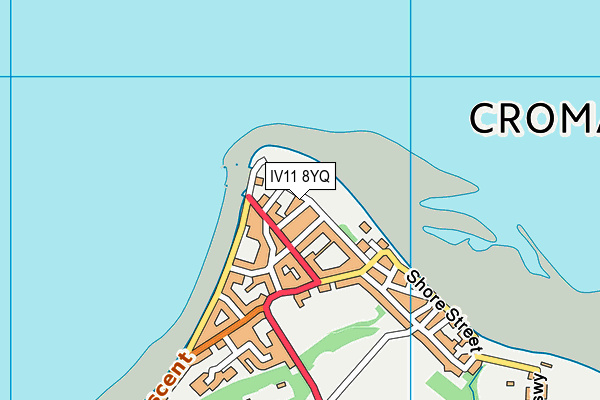 IV11 8YQ map - OS VectorMap District (Ordnance Survey)