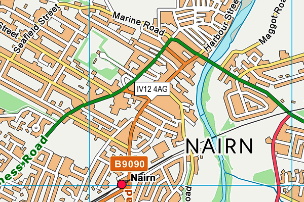 Map of SPRINKLES NAIRN LTD at district scale