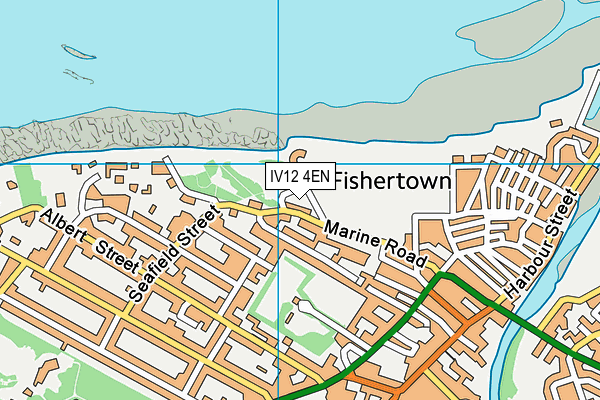 IV12 4EN map - OS VectorMap District (Ordnance Survey)