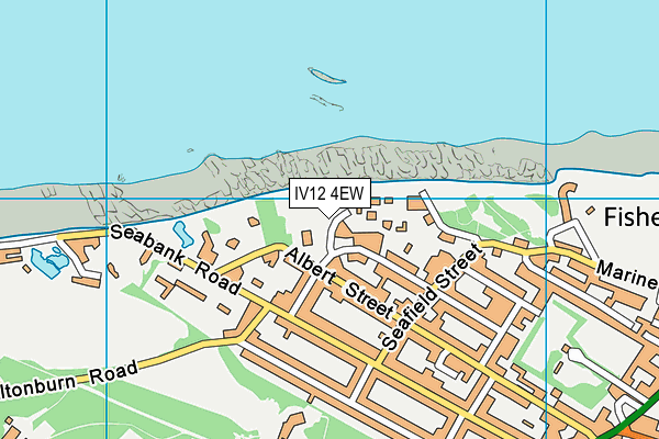 IV12 4EW map - OS VectorMap District (Ordnance Survey)