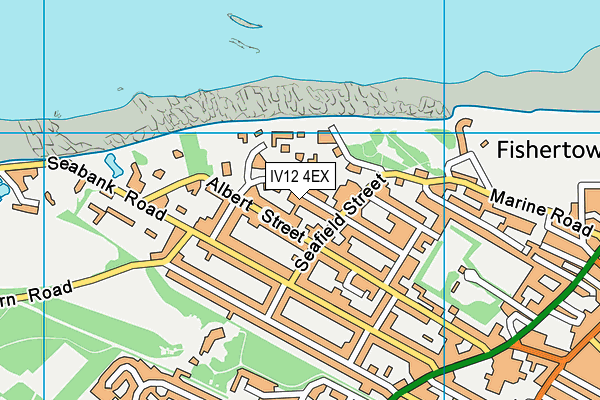 IV12 4EX map - OS VectorMap District (Ordnance Survey)