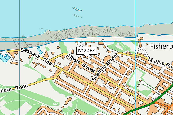 IV12 4EZ map - OS VectorMap District (Ordnance Survey)