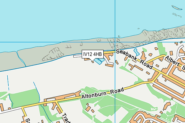 IV12 4HB map - OS VectorMap District (Ordnance Survey)