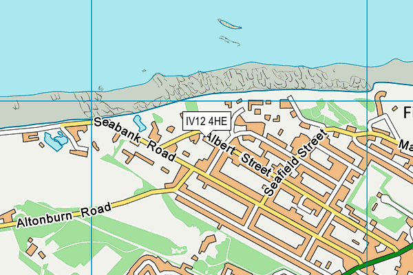 IV12 4HE map - OS VectorMap District (Ordnance Survey)