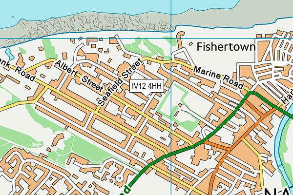 IV12 4HH map - OS VectorMap District (Ordnance Survey)