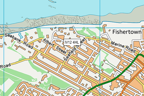 IV12 4HL map - OS VectorMap District (Ordnance Survey)