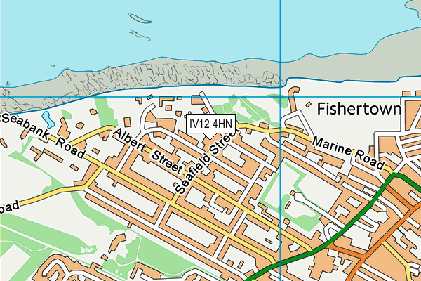 IV12 4HN map - OS VectorMap District (Ordnance Survey)