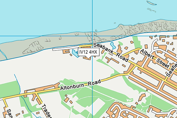 IV12 4HX map - OS VectorMap District (Ordnance Survey)