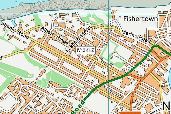 IV12 4HZ map - OS VectorMap District (Ordnance Survey)