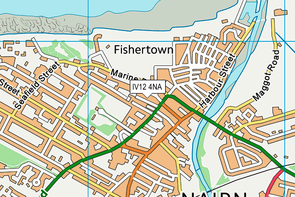 IV12 4NA map - OS VectorMap District (Ordnance Survey)