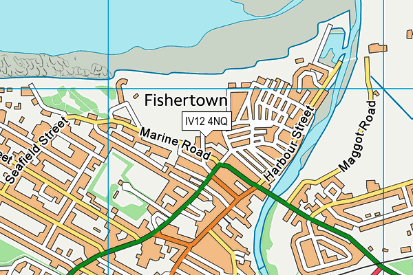 IV12 4NQ map - OS VectorMap District (Ordnance Survey)